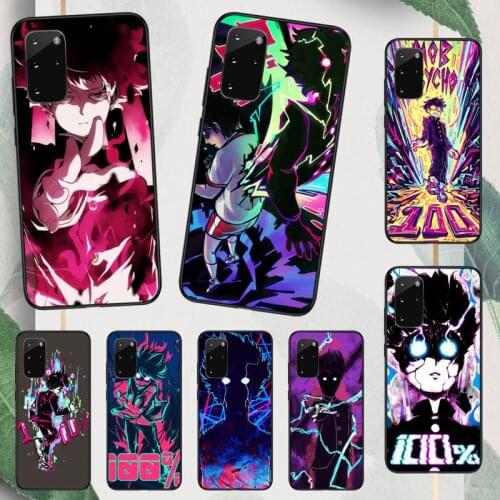 Mob Psycho 100 Anime Phone Case For Samsung A50 A51 A71 A20E A20S S10 S20 S21 S30 Plus ultra 5G M11