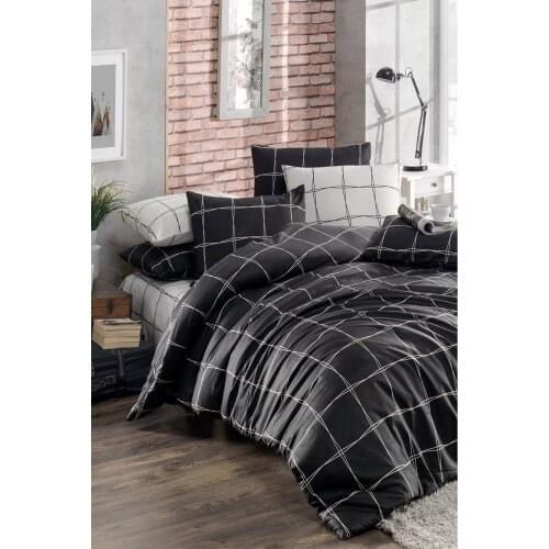 Ev Noya Black Double Duvet Cover Set