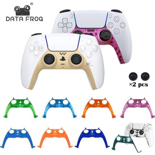 DATA FROG Replacement Decoration Shell Cover For PS5 Console Game Controller Decorative Strip For Playstation 5 Game Console