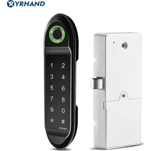 Electronic smart magnetic sensor Rfid keypad Fingerprint cabinet Drawer lock