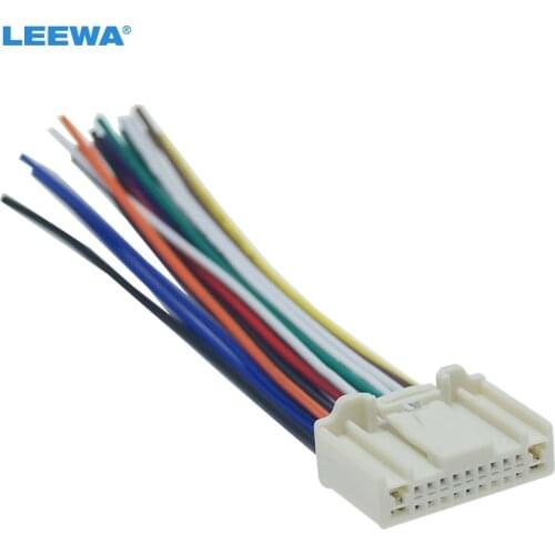LEEWA CAR STEREO CD/PLAYER WIRING HARNESS ADAPTER PLUG FOR Nissan/Subaru/Infiniti OEM Factory Radio CD #CA3995