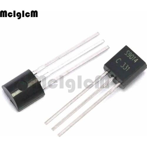 MCIGICM 5000pcs S9014 in-line triode transistor TO-92 0.15A 50V NPN