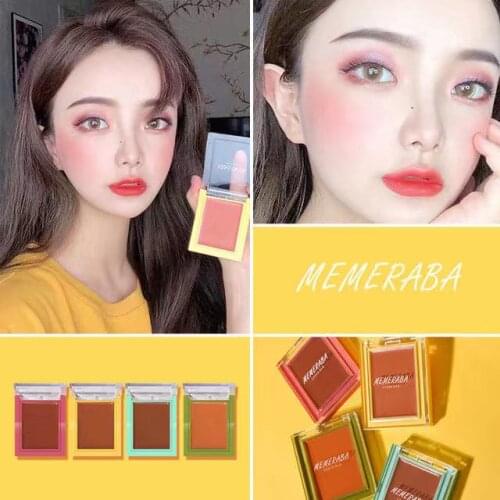 Memeraba Creamy Blush Silky Smooth High Pigment Cheek Rouge Makeup Cosmetics