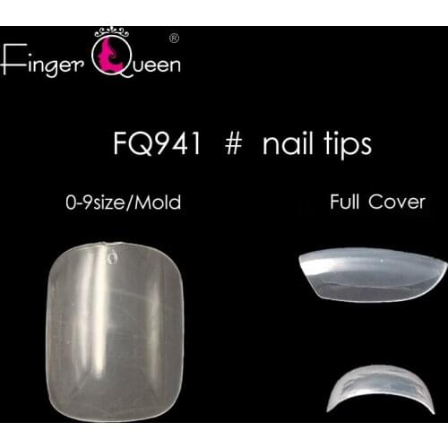 500pcs Toe French False Acrylic Nail Tips Full Cover Tips Coffin Fake Nails UV Gel Manicure Fake Nail Tips Pack by OPP Bag FQ941