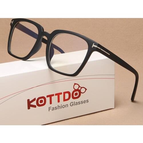 KOTTDO Anti-Blue Light Women Eyeglasses Prescription Spectacles Men Optical Clear Glasses Frame Myopia Progressive Eyeglasses