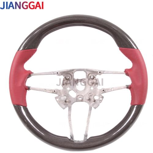 Compatible For Porsche Panamera /Macan /Cayenne /Cayman /718/911/918 Carbon Fiber Leather Steering Wheel