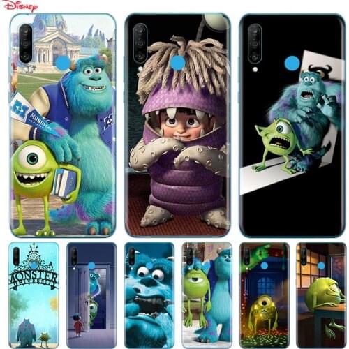 Silicone Transparent Cover Monsters University For Huawei P50 P40 P30 P20 Pro P10 P9 P8 Lite E Plus 2017 Phone Case