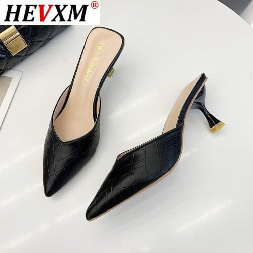 HEVXM Women Slippers Slip On Slides Fashion Candy Color Mule Breathable Shoes Sandals Mujer 2021 Zapatillas