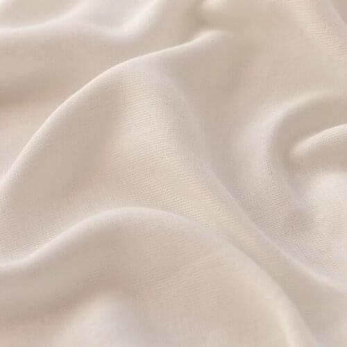 High quality pure cotton fabric Fine rice white double layer cotton yarn tissu Childrens top, dress, quilt and scarf patchwork