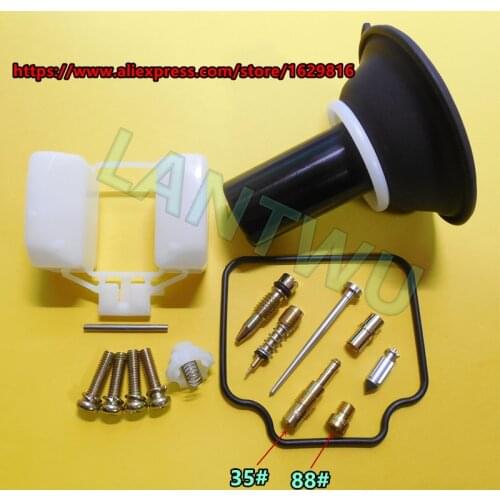 1 set $ 13)82~88 years HMHonda CB125TD Super Dream HG125-3A CB-125T CBT-125 carburetor repair kit(with plunger assembly)