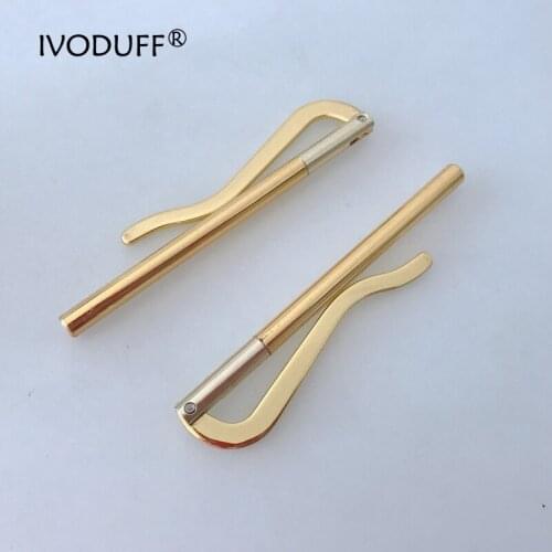 1 new metal wallet with double clips for currency replacement parts clip cash holder