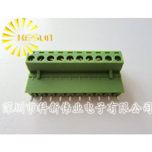 100PCS 2EDG-5.08-10P 2EDG 10Pin 5.08mm Plug-in Screw Terminal Block ROHS