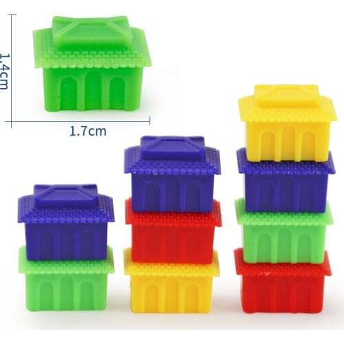 40PCS 17*14mm Plastic Chess Game Pieces Refill Props House for Board Games Supplies
