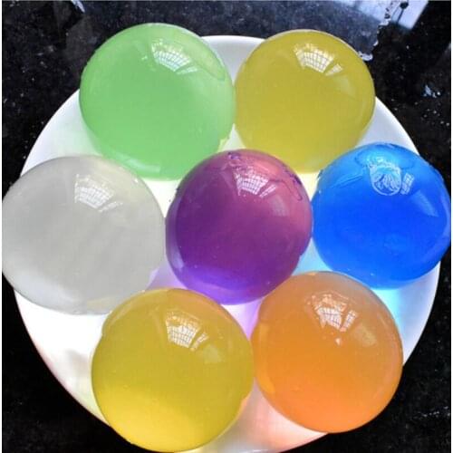 5 Pcs Big Crystal Soil Mud Hydrogel Gel Kids Children Toy Water Beads Growing Up Water Balls Miniature Fairy Garden Decoration