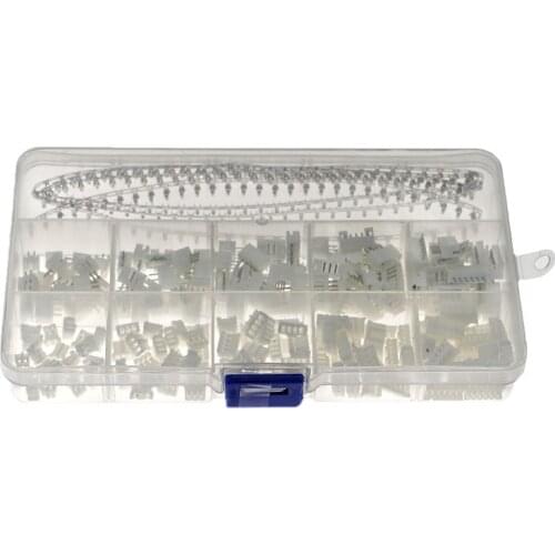 600pcs terminal connector PH2.0-2P/3P/4P/5P/6P male and female rubber shell reed terminal block set