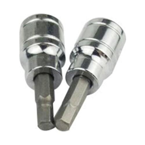 9Pcs 3/8\"DR Screwdriver Sleeve Chrome Vanadium Steel Bits Socket Drilling Tool X4YE