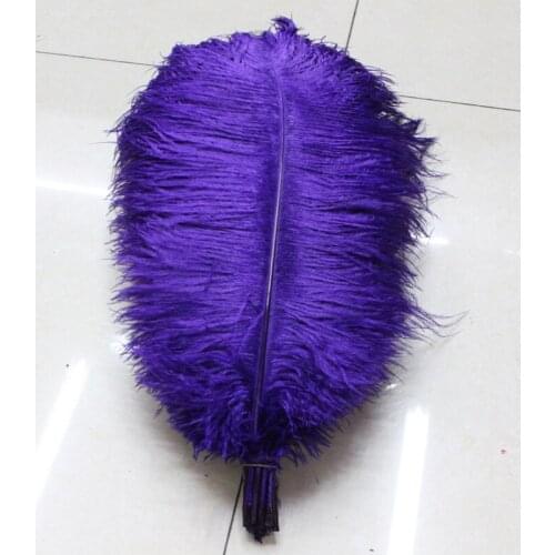 Free shipping 100 PC beautiful natural purple ostrich feathers 30 to 35cm / 12 to 14 inches