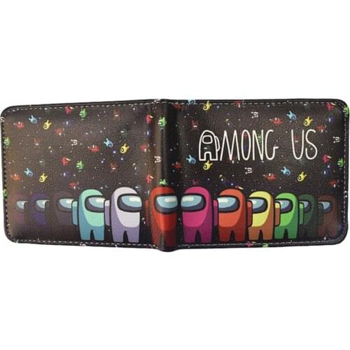 Free Shipping Game Among Us Wallet High Quality PU Leather Purse for Mens Womens Wallet With Coin Pocket