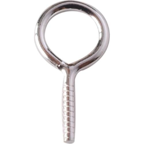 Solid 925 Sterling Silver Pendant Bail Eye Pin, diy jewelry making accessories