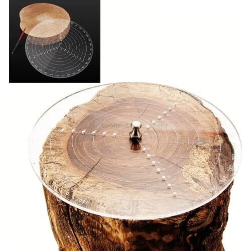 20/30cm Center Finder ruler Woodworking Compass for Woodturners Bowls Lathe Work Clear Acrylic Drawing Circles Diameter