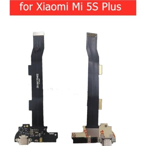 For Xiaomi Mi 5S Plus USB Charger Connector Flex Cable USB Charging Dock PCB Board Flex Cable Audio Jack Repair Parts