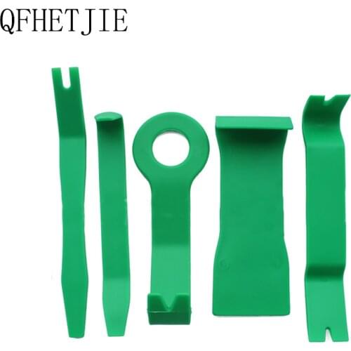 QFHETJIE Auto Parts Tools Environmental Car CD Central Control Panel Clip Audio Disassembly Tool Disassembly Set of 5