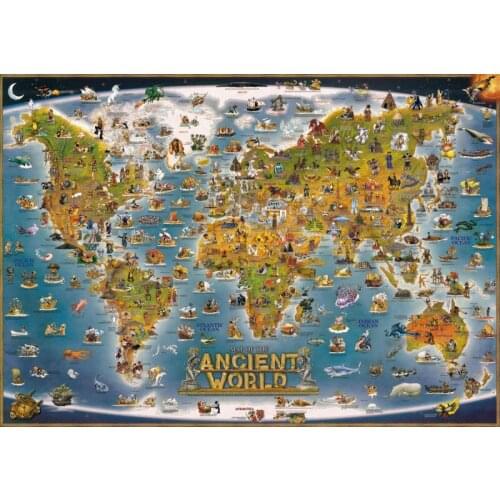 JMINE Div 5D Nautical old world map Full Diamond Painting cross stitch kits art High Quality Scenic 3D paint by diamonds