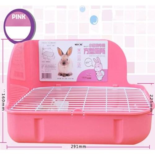 Pets Small Toilet Square Bed Pan Potty Bedding Litter Box for Animals