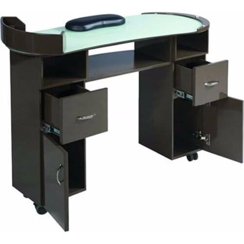 Nail Salon Furniture The New Generation of Modern Commercial Nail Tables Sold At Low Prices and Can Be Customized