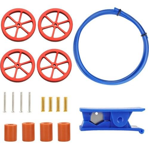 Upgraded Hand Twist Leveling Nuts/Column with PTFE Tube Cutter Hot Bed Springs For Ender 3 3 Pro CR-10 CR10 3D Printers Part