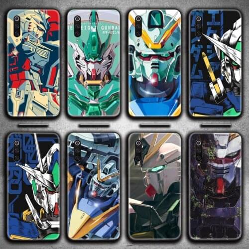 Cartoon Japan Mobile Suit Gundam Phone Case for Xiaomi Mi Note 10 Lite Mi 9T Pro xiaomi 10 10 CC9 Pro