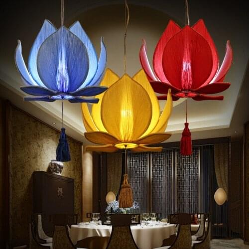 New Chinese restaurant Pendant Lights villas RETRO art restaurants hot pot restaurants tea houses hallway bedroom Pendant Lamps