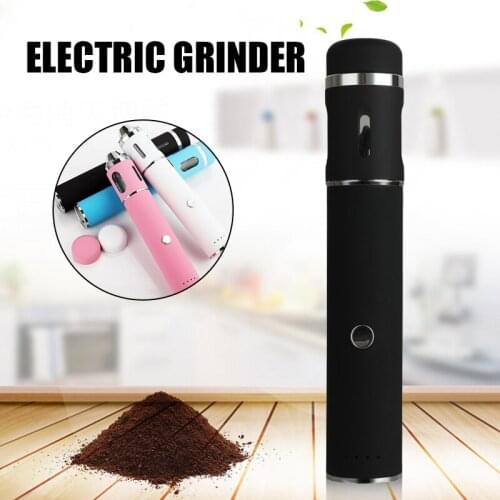 Herb Grinder Handheld Electric Grinding Pen USB Rechargeable with Metal Blades SCIE999