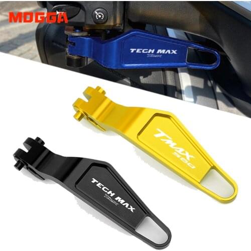 For Yamaha TECHMAX tech max TMAX560 2020 Motorcycle CNC Accessories Parking Handle Brake Lever Parking Hand Brakes Levers