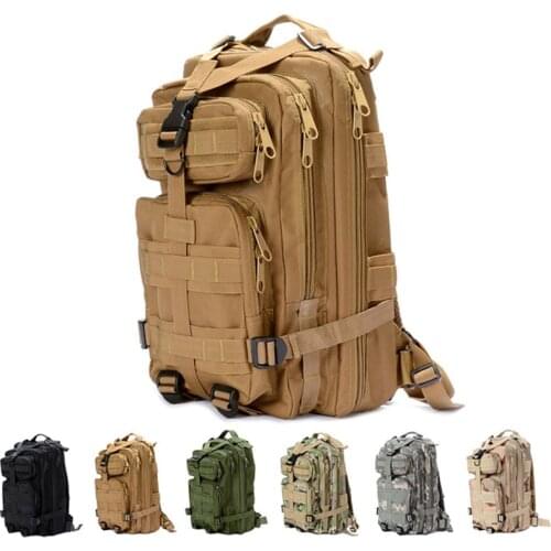 30L Tactical Rucksacks Military Outdoor Sport 3P Backpack Nylon Camping Hiking Trekking Fishing Hunting Travel Bag Men Women