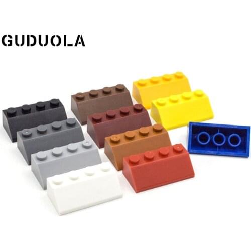Guduola Special Bricks Slope 2x4 (45°) 3037 MOC Brick Building Block DIY Educational Toys Parts 20pcs/LOT