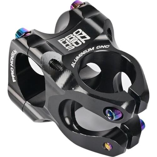 Bicycle Super Light Short Stem 35MM Mountain Bike Scooter Riser Aluminum Alloy CNC Vacuum Plating Folding Bike Stem