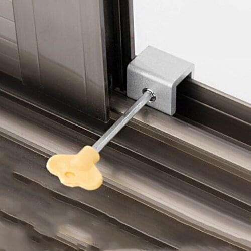 Sliding Sash Stopper Cabinet Locks Door and window lock limiter window lock translation screen lock child window security lock