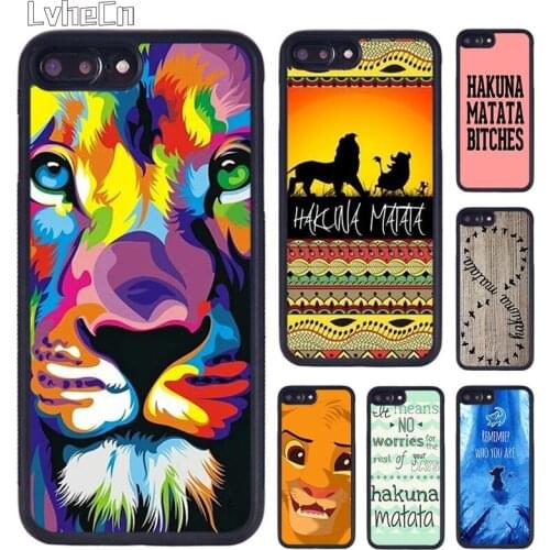 LvheCn Hakuna Matata Aztec Protective phone Case For iPhone 5 6S 7 8 Plus 11 12 Pro X XR XS Max Samsung galaxy S7 S8 S9 S10 plus