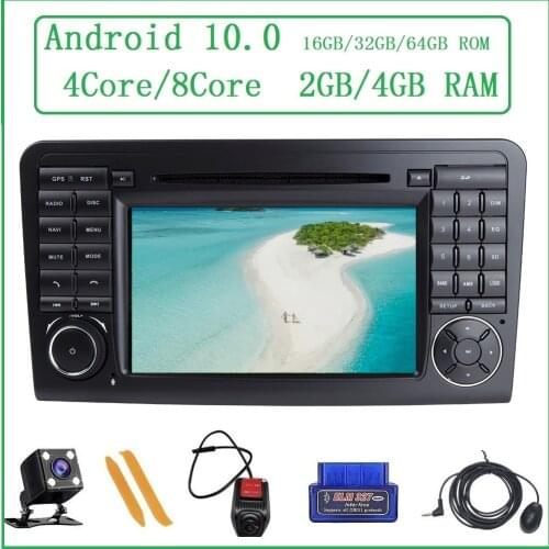 ZLTOOPAI Android 10 For Benz GL ML CLASS W164 X164 ML450 ML500 GL320 GL450 Car Media Player Multimedia GPS Navigation DVD Player
