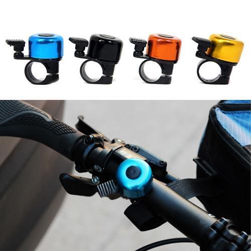 Loud Clear Sound Alloy Bike Handlebar Bell Bicycle Cycling Mini Alarm Warning Ring Safety Bicycle Accessories