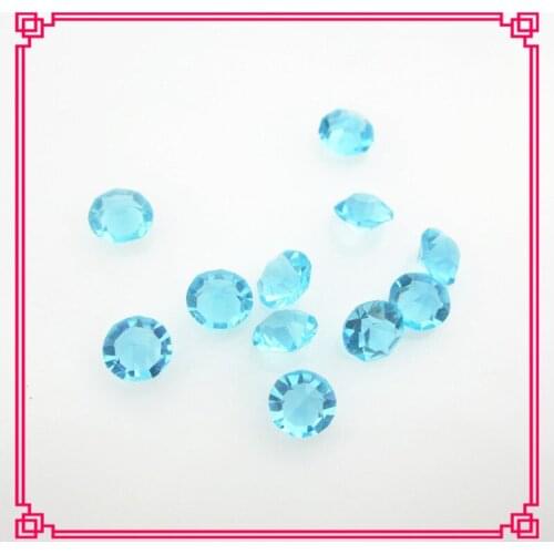 120pcs/lot Turquoise December Birthstone Charms 4mm Light Blue Crystal Floating Charms for Living Memory Glass Lockets
