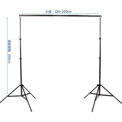 2*2m Professional heavy duty photo background Support System backdrop stand kit supports frame stand carry bag for photo studio
