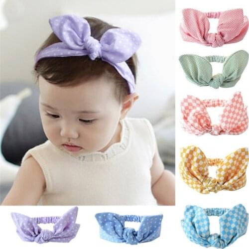 Girls Bow Knot Headbands Cotton Hair Accessories for Girls Newborn Flower Hair band Kids Head Wrap Headwear