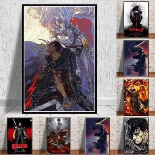 Diamond Painting Kentaro Miura Berserk Japanese Anime Diamond Embroidery Cross Stitch Diamond Mosaic Diamond Embroidery for Sale