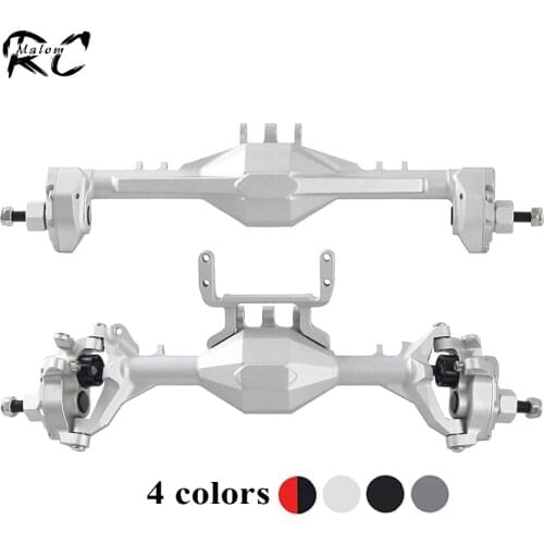 Aluminum Integrated Front Rear Portal Axle for 1/10 RC Rock Crawler Car Axial SCX10 II 90047 90046 RGT 86100 Redcat GEN8 Upgrade