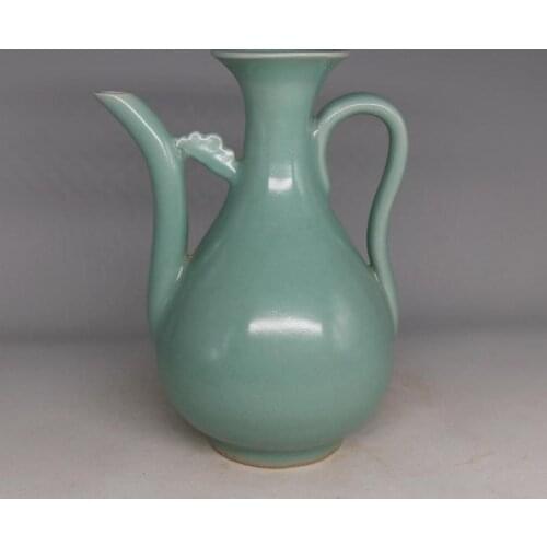 Antique Song Dynasty porcelain pot,LongQuan Kiln, celadon bottle,handmade crafts,best collection & adornment, Free shipping