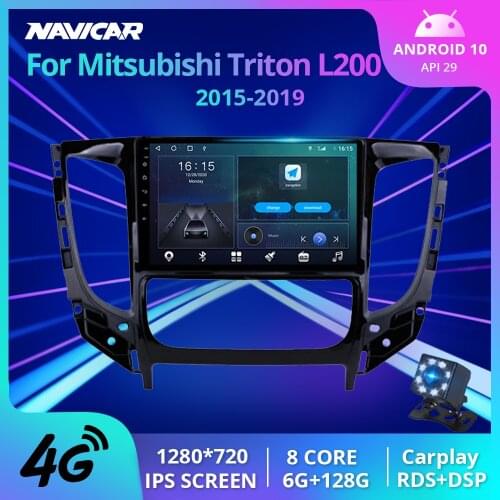 2Din Android10 Car Radio For Mitsubishi TRITON L200 2015-2019 Auto Radio GPS Navigation Stereo Receiver DSP Bluetooth Player IGO