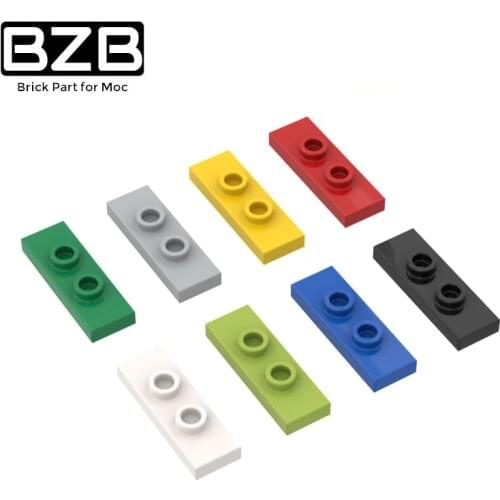 BZB MOC 34103 Three Turn Two Special Board Creative High-tech Building Block Model Kids Toys DIY Brick Parts Best Gifts