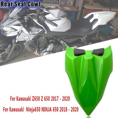 Free Shipping For Kawasaki Ninja650 Z650 2017-2020 Seat Cover Rear Pillion Passenger Solo Seat Cowl Hump Faring Ninja 650 Z 650